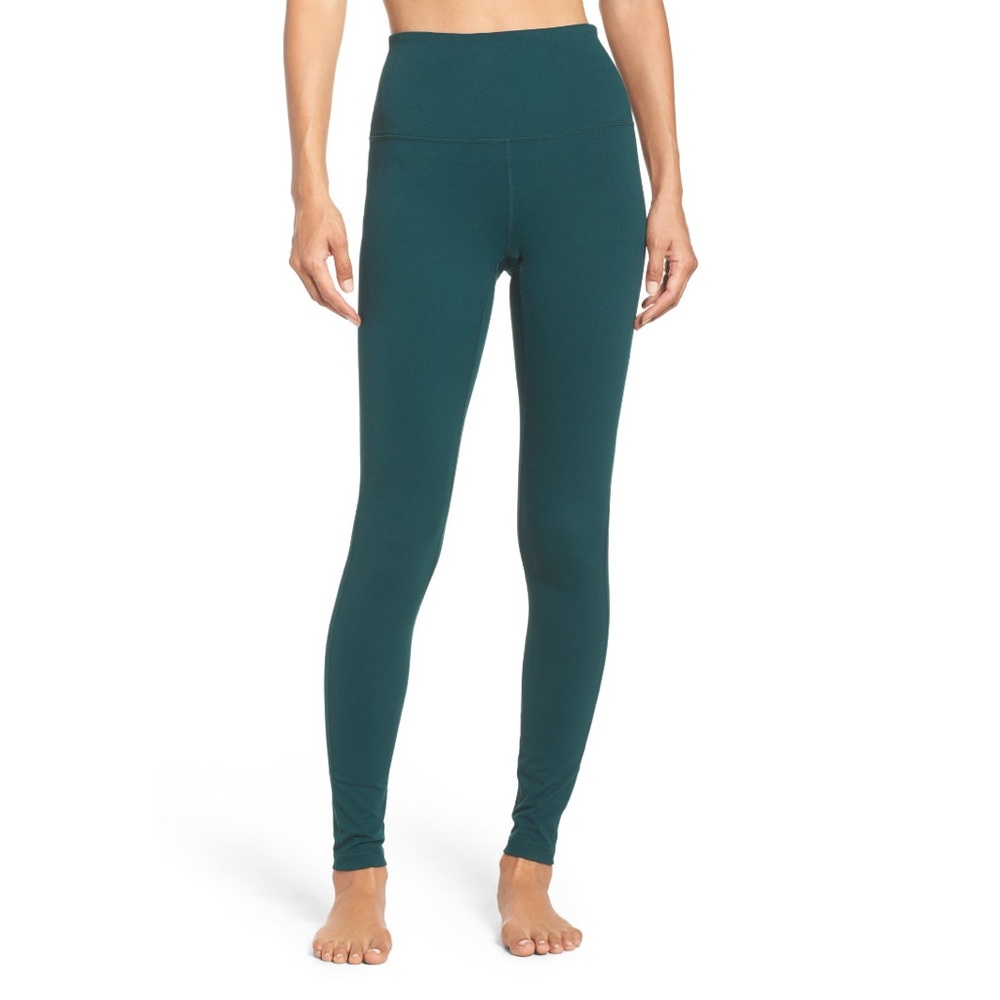 Zella dark green high waisted leggings